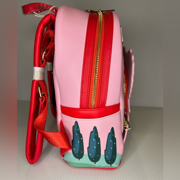 Loungefly Disney Alice in Wonderland Red Roses Backpack and Wristlet Bundle - Picture 5 of 12